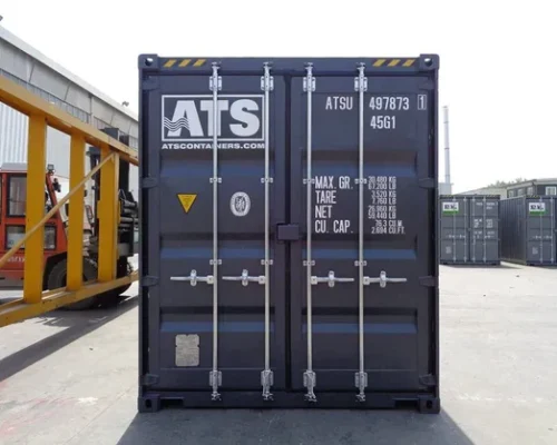 CONTÊINER DE 20 PÉS HC COM ABERTURA LATERAL CINZA – NOVO
