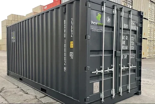 CONTÊINER DE 20 PÉS HC COM ABERTURA LATERAL CINZA - NOVO