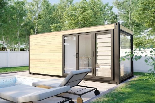V7″ 6X2M CABINE DE SAUNA CONTÊINER