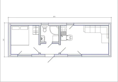 CASA CONTÊINER DE 35 M² - Image 8