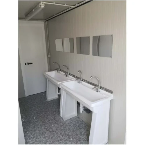 BLOCO SANITÁRIO SSDDU 20P com 2 WC, 2 CHUVEIROS, 2 LAVATÓRIOS DUPLOS E URINÁRIO - Image 3