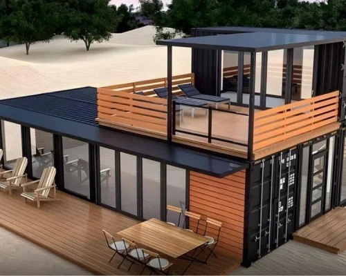 Casas móveis em containers